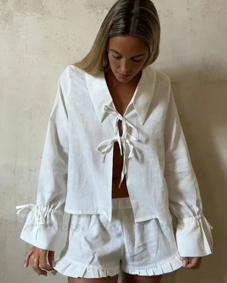 Adina Stylish Cotton Two Piece Set