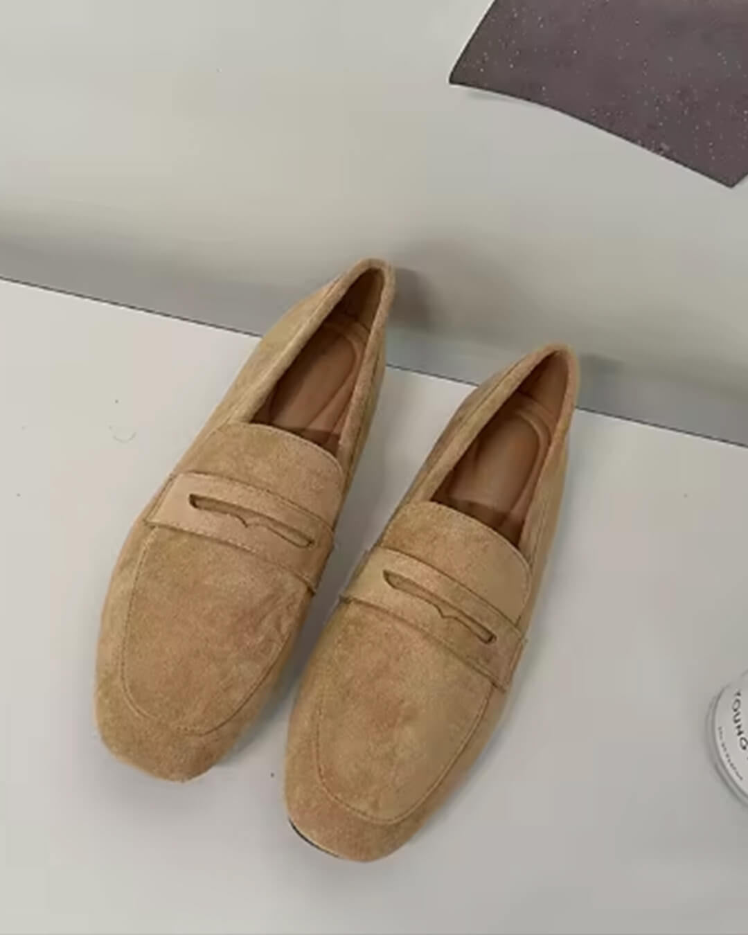 Mocasines sin cordones de ante Adira