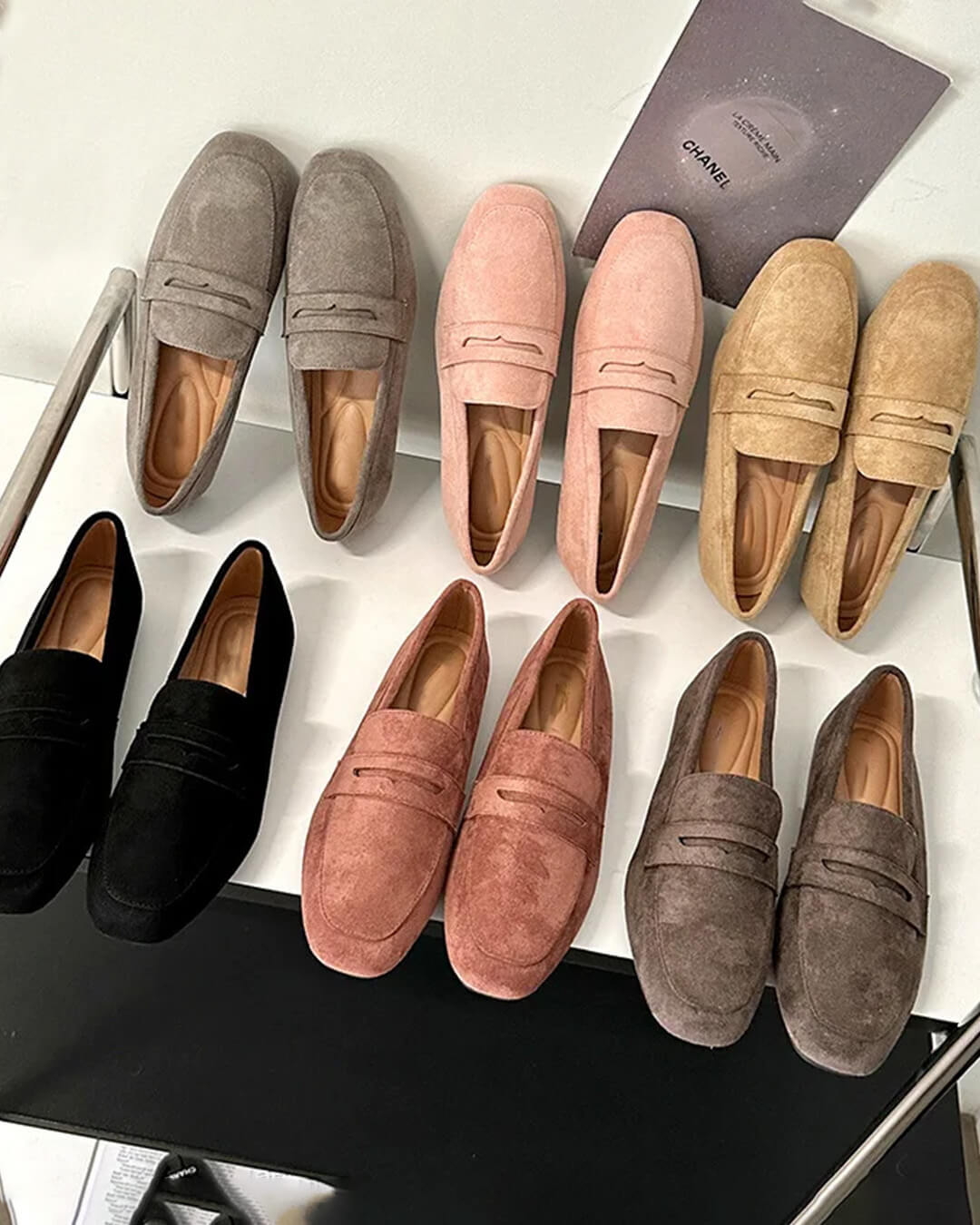 Mocasines sin cordones de ante Adira