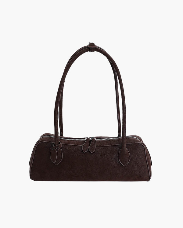 Adora Suede Baguette Bag