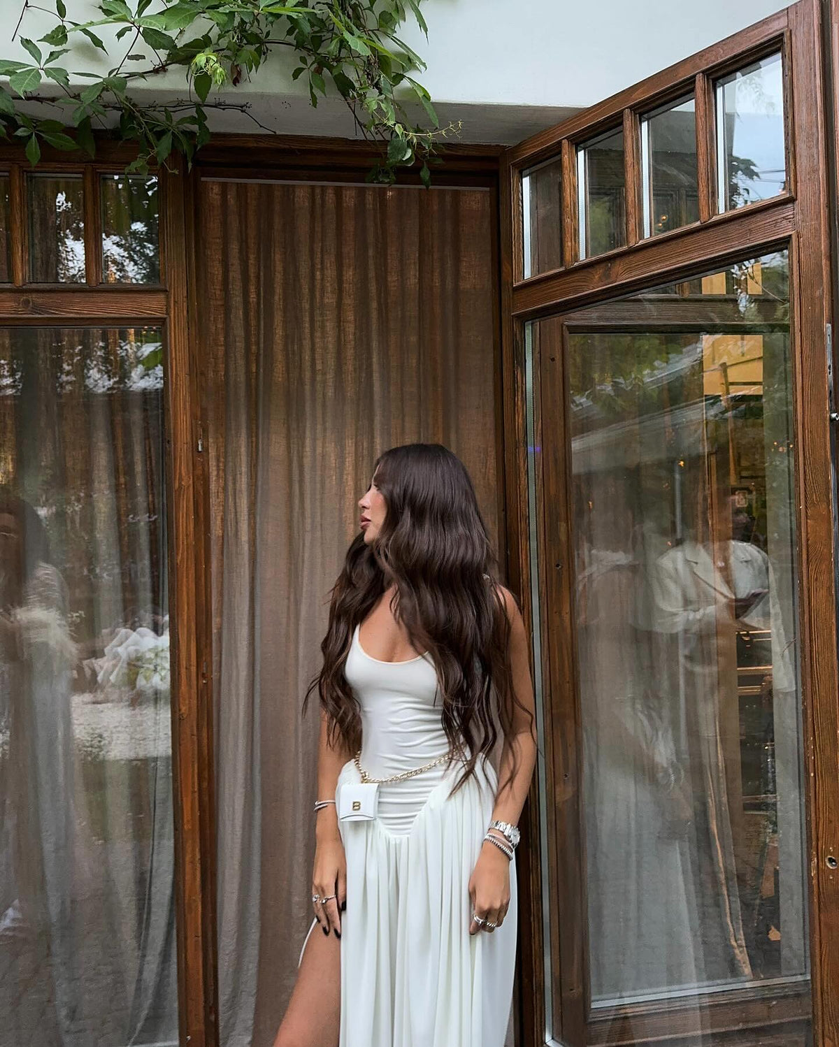 Aerin High Slit Maxi Dress