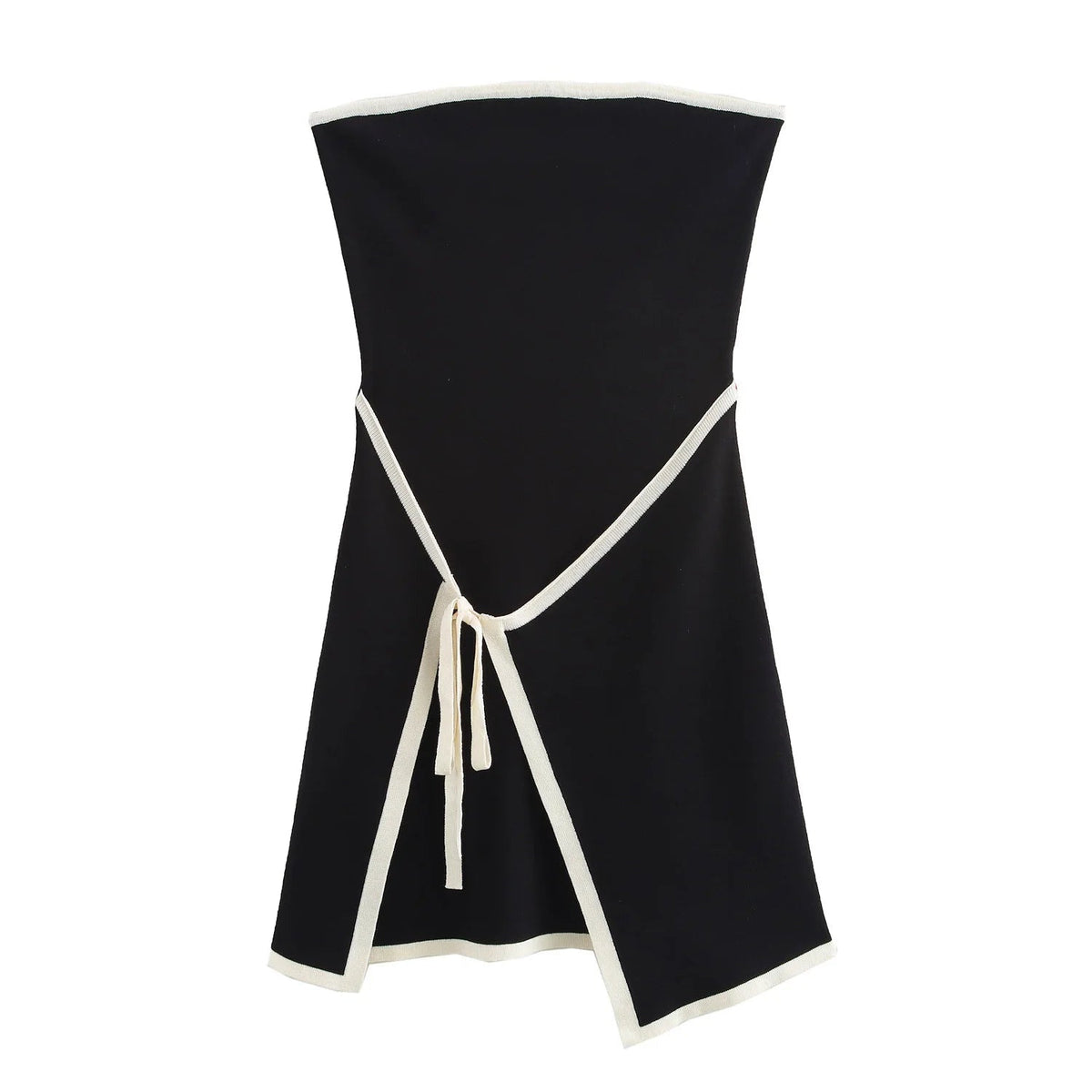 Minivestido con cordones y espalda descubierta Ahana
