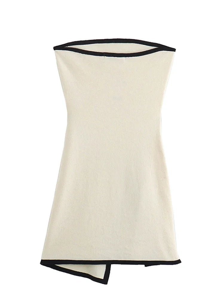 Minivestido con cordones y espalda descubierta Ahana
