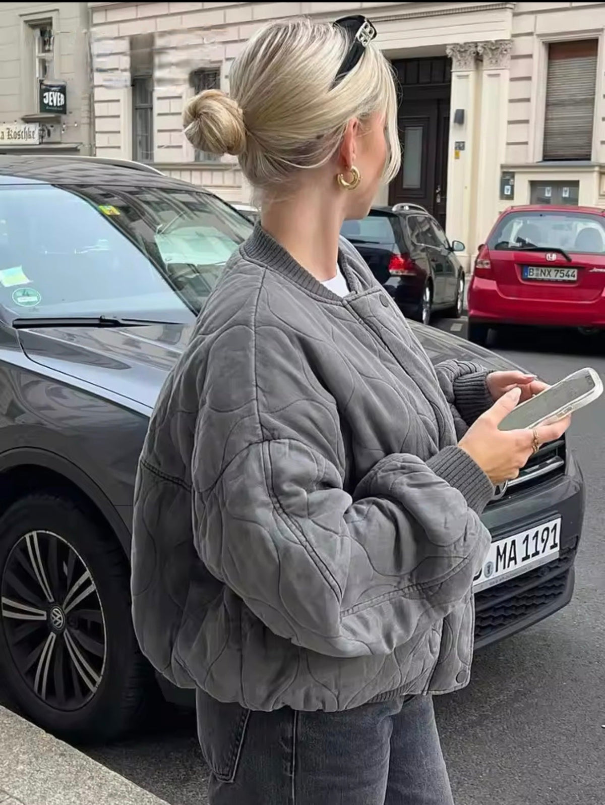 Aisima vadderad bomberjacka