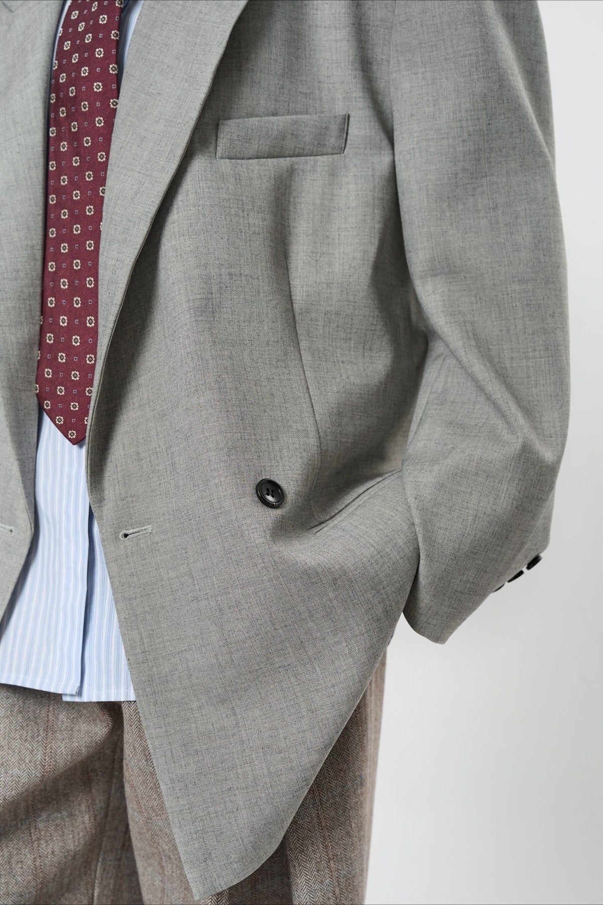 Akira Structured Shoulder Blazer