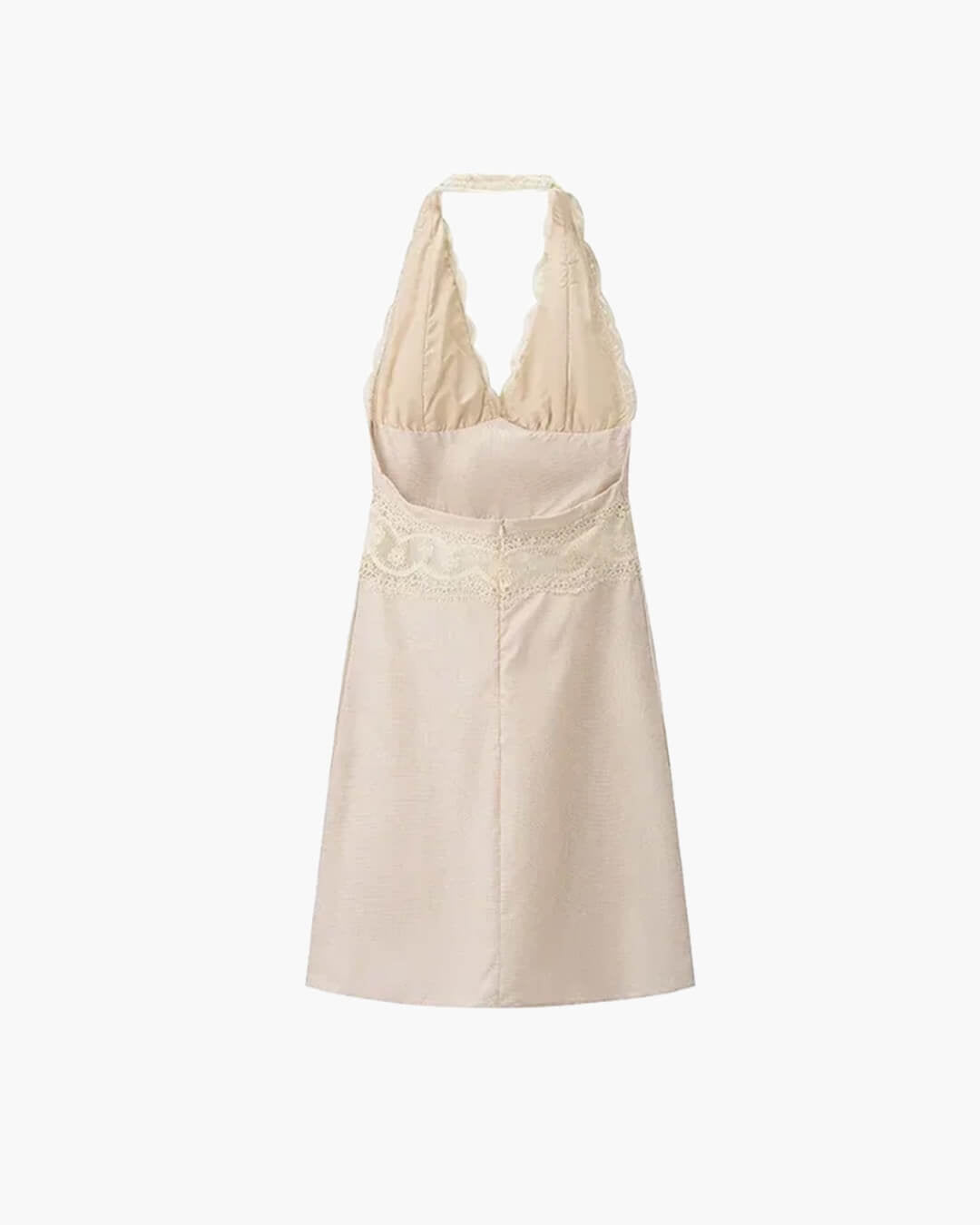 Robe dos nu à col licou Alessa