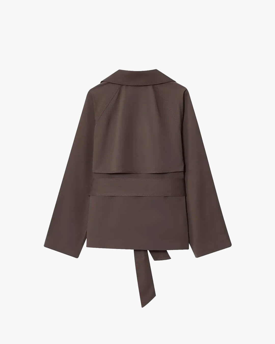 Alianna kort trenchcoat med bælte