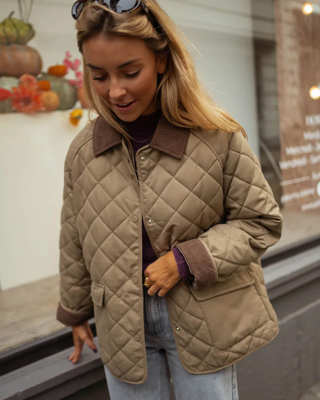 Alice quiltet retrojakke
