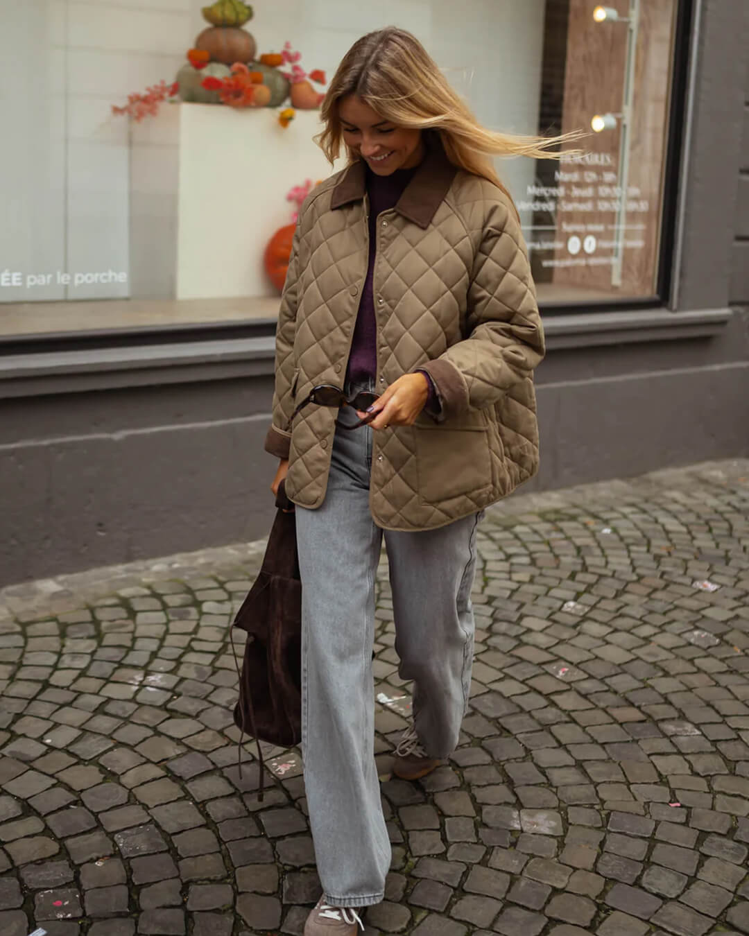 Alice quiltet retrojakke