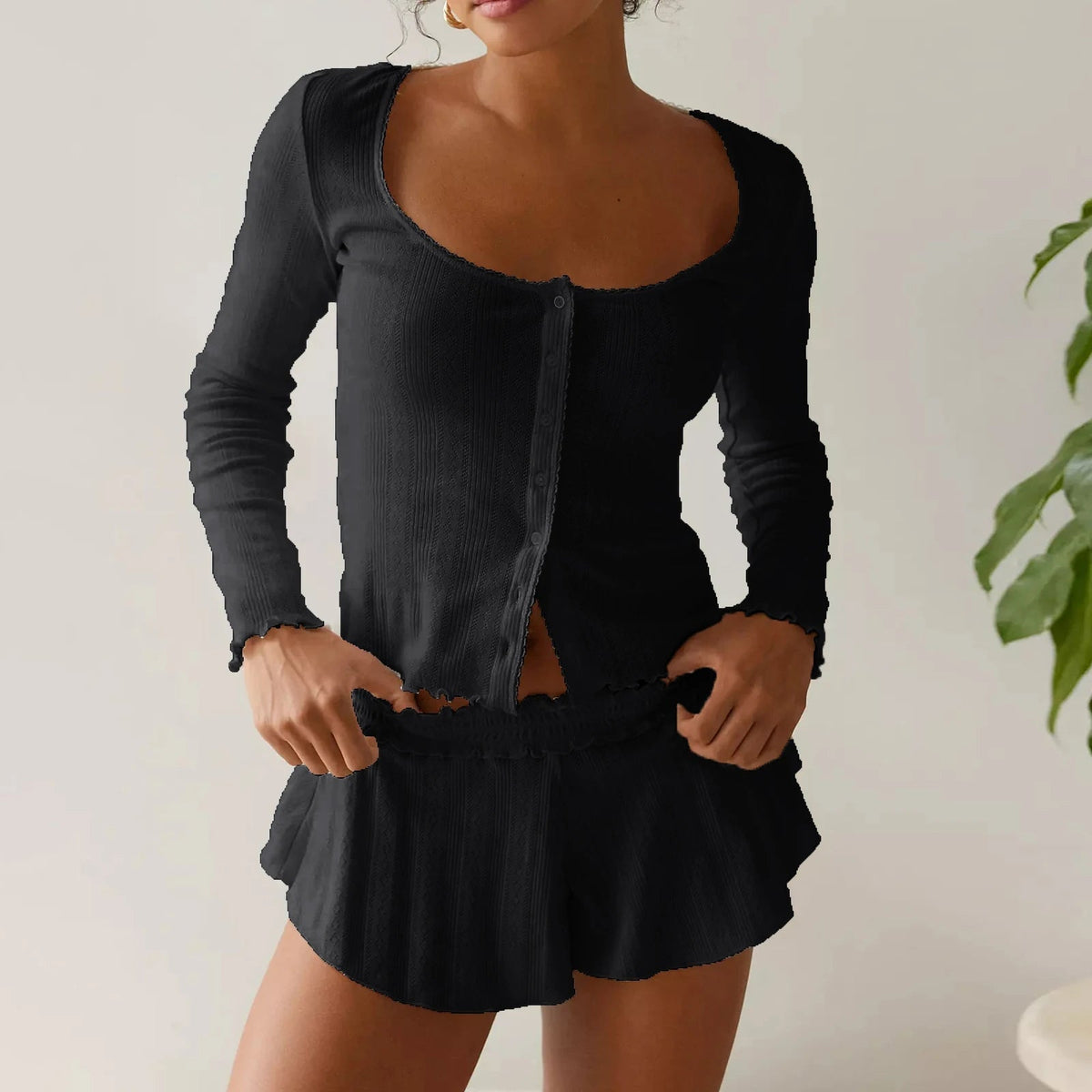 Amalia pyjamaset med långärmad tröja