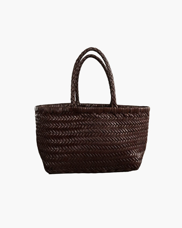 Anais Handwoven Leather Tote Bag