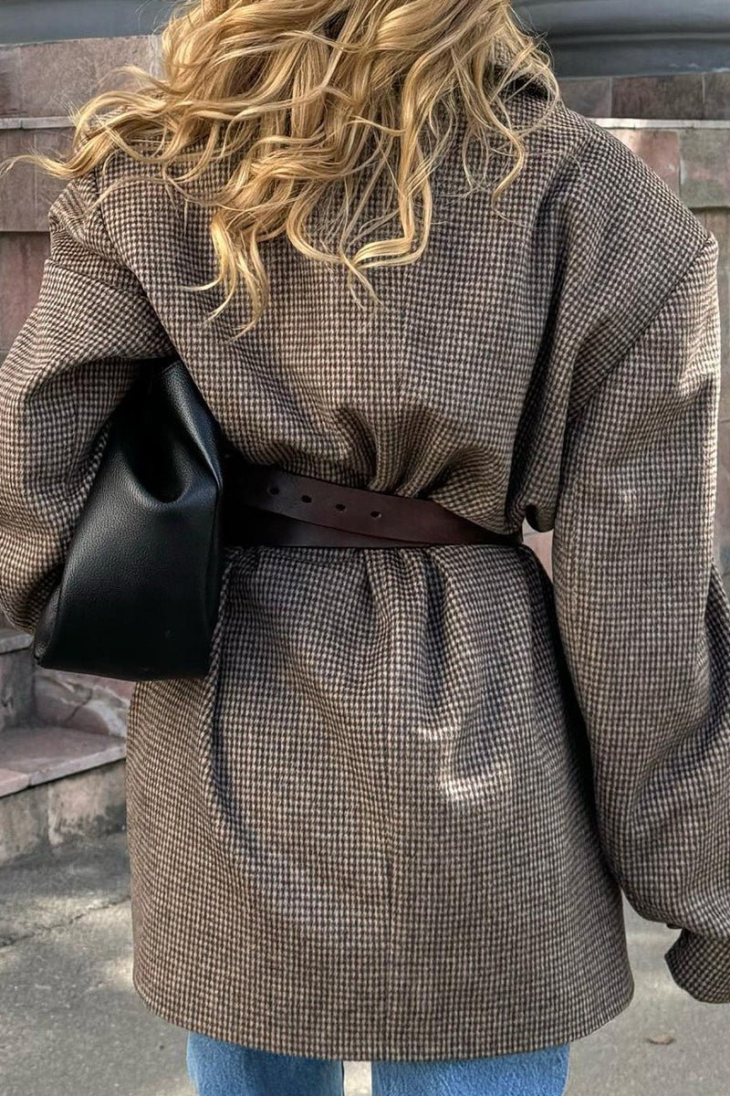 Anna Structured Tweed Coat