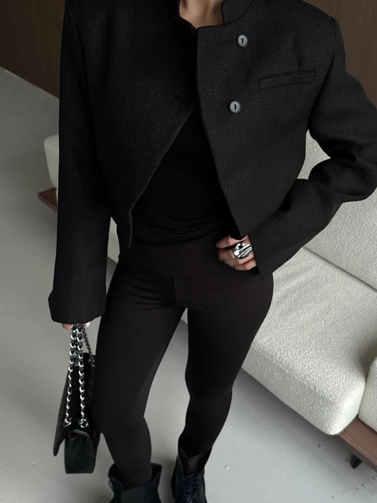 Anneliese kort blazer med knapper foran