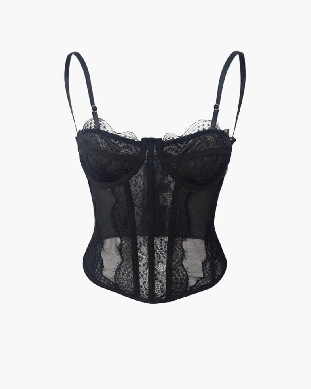 Antonia Strap Lace Corset Top
