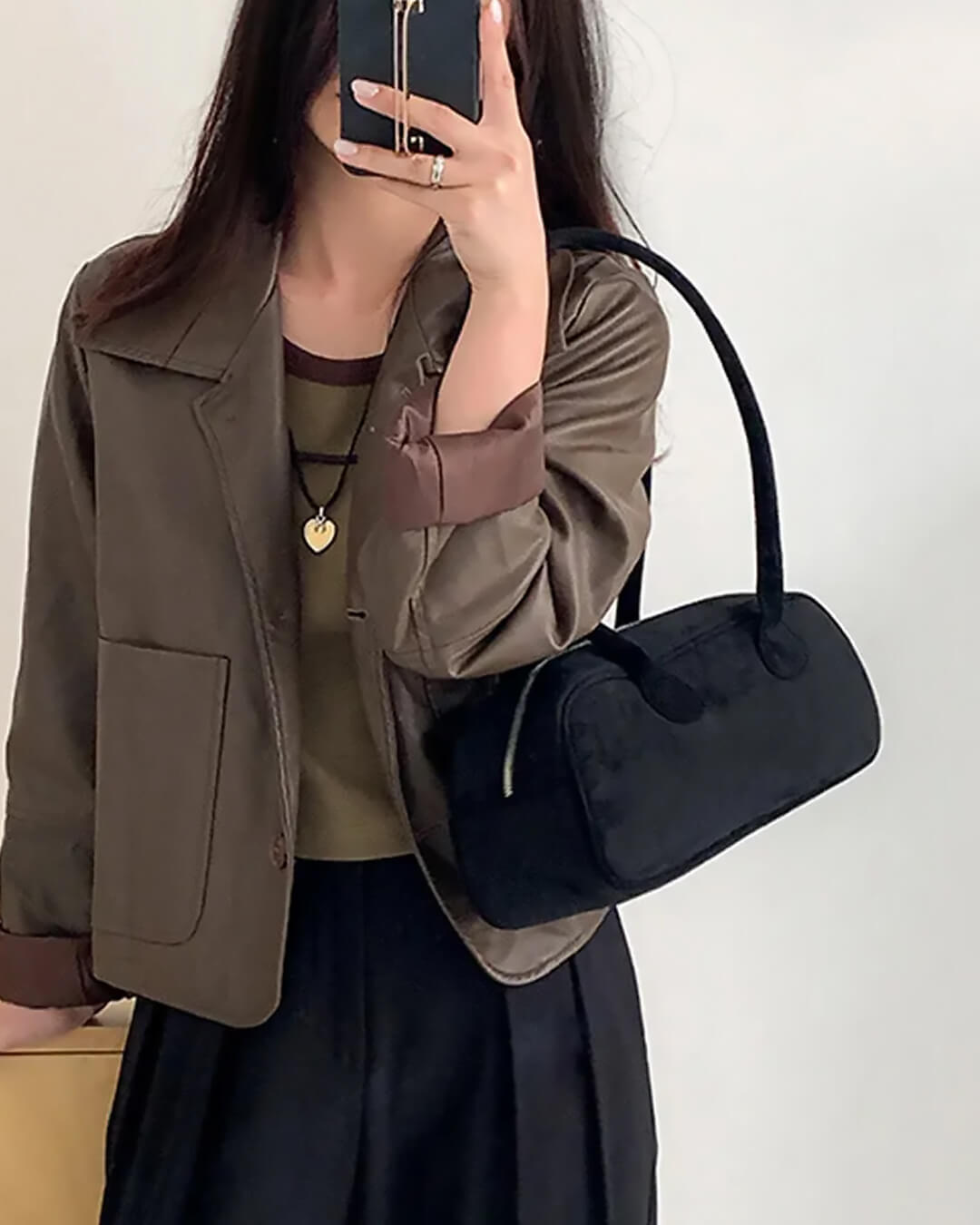 Bolso de ante vegano Aveline
