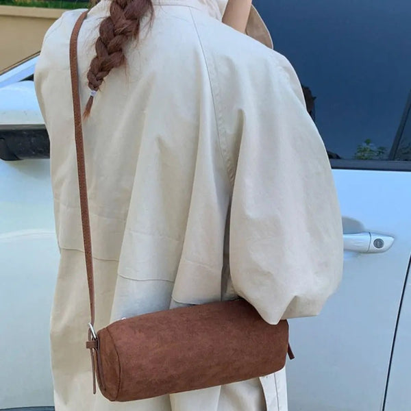 Beatrice Suede Pillow Hobo Bag