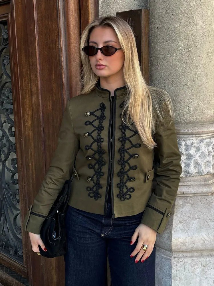 Napoleon-Jacke „Becky“ mit Seilknoten-Schnalle