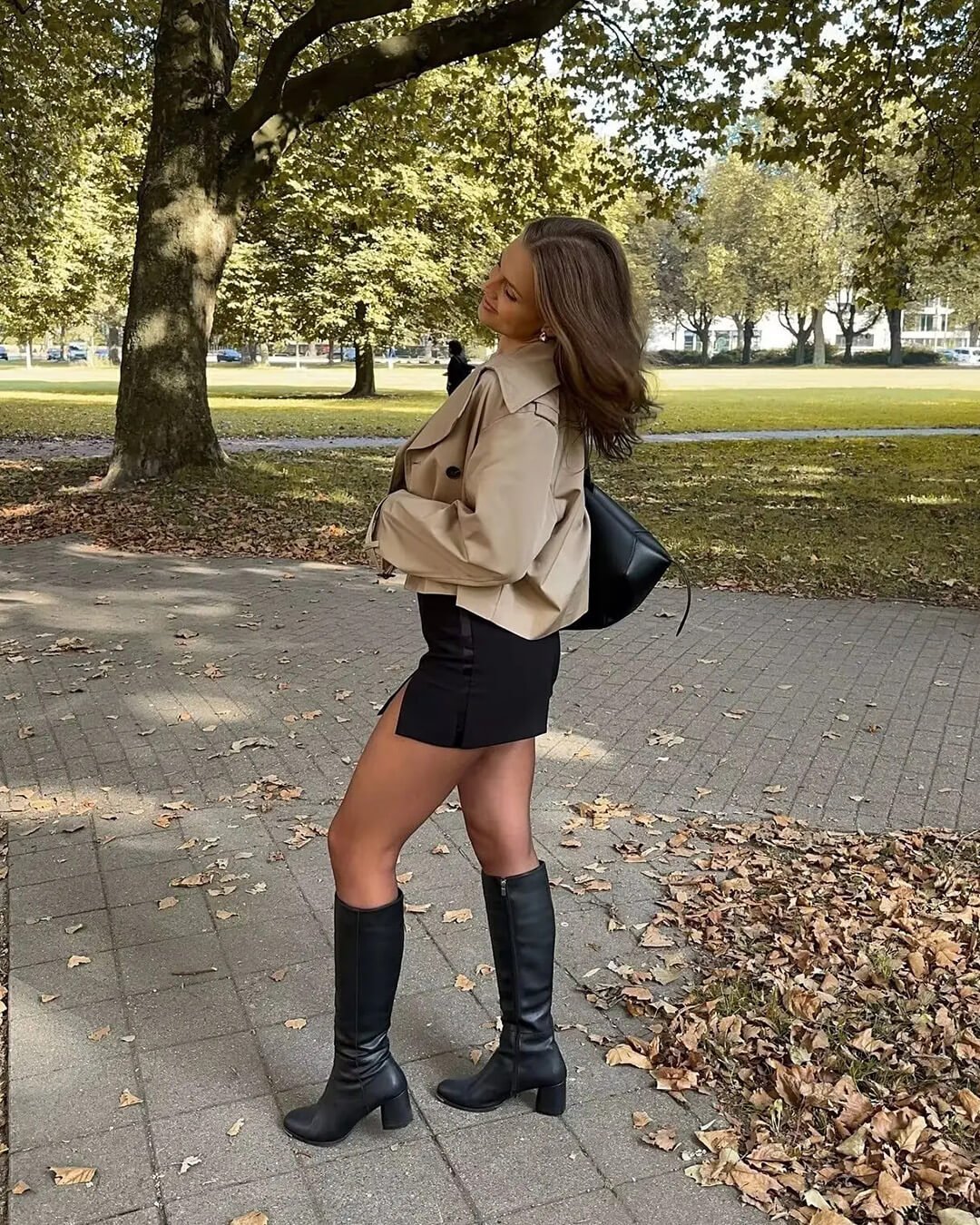Bellatrix kort trenchcoat