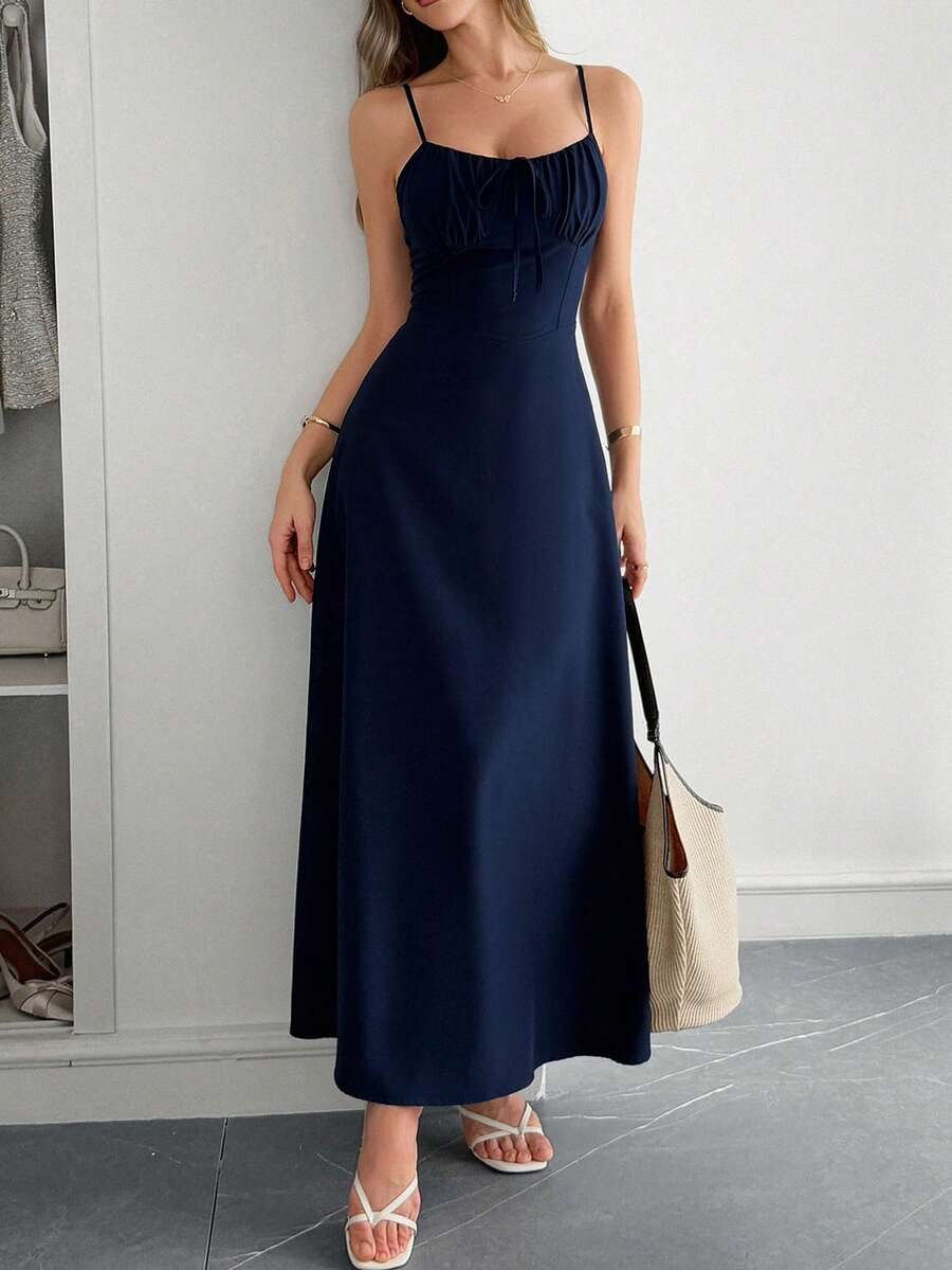 Bianca Ruched Waist Maxi Dress
