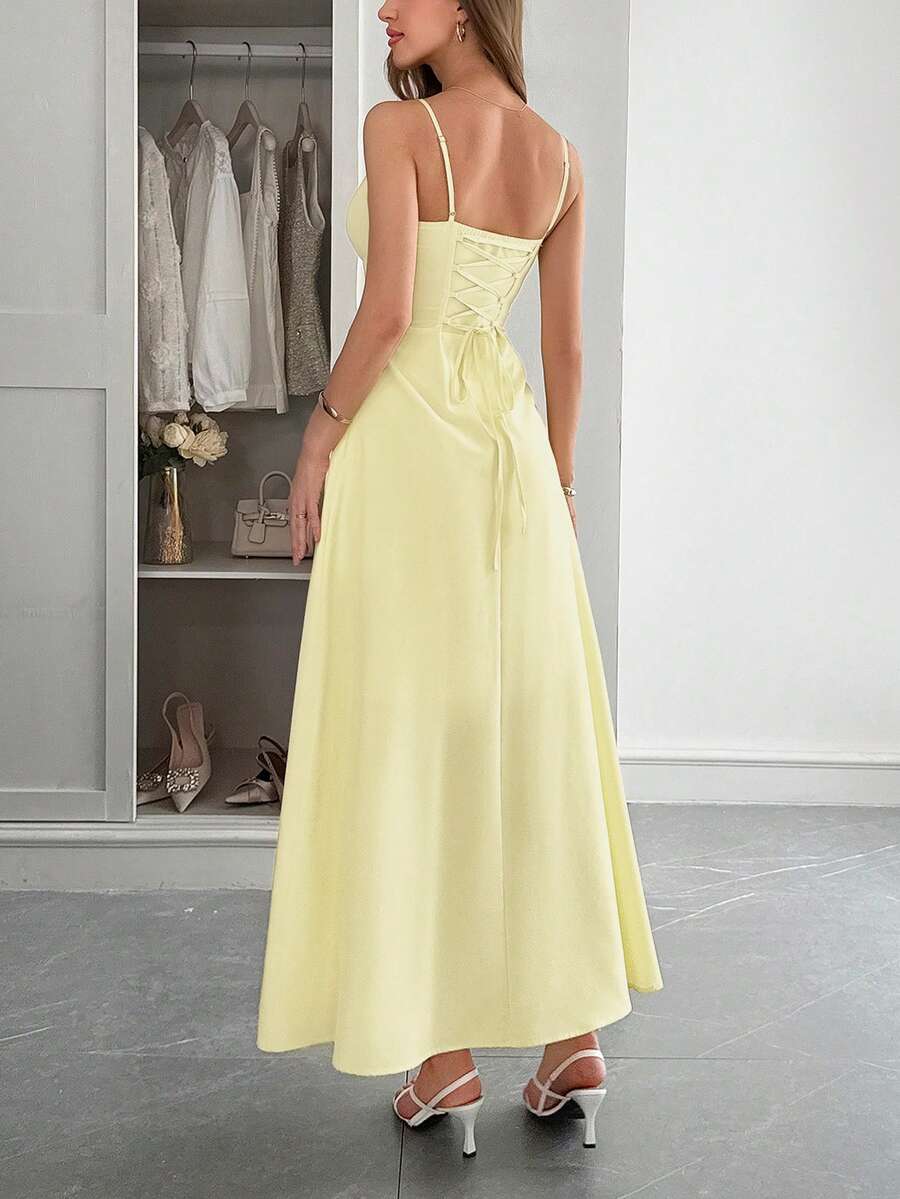 Bianca Ruched Waist Maxi Dress