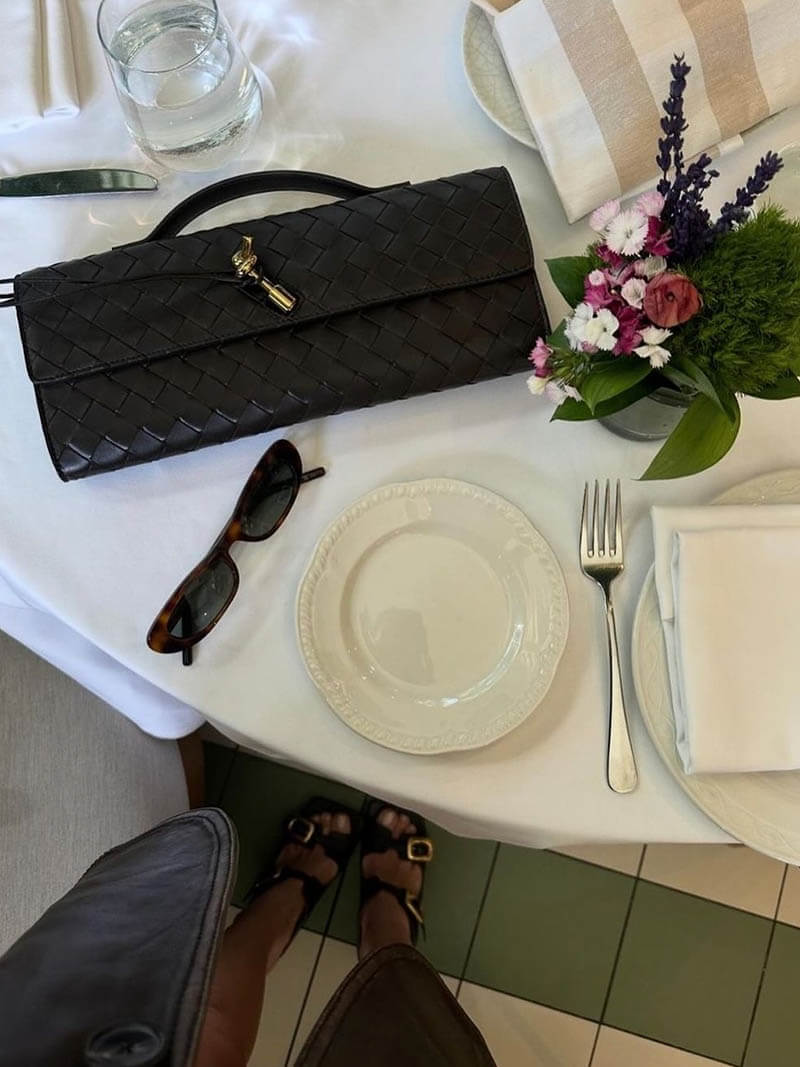 Bianca-gewebte Handtasche