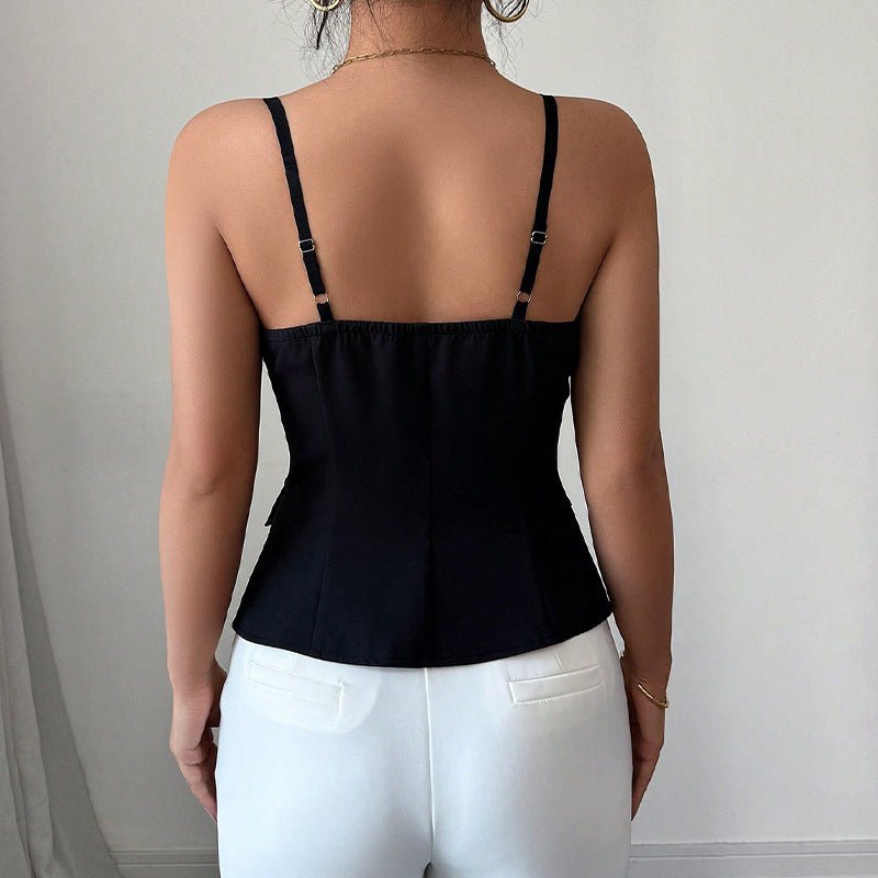 Bridget Taillierte ärmellose Bluse