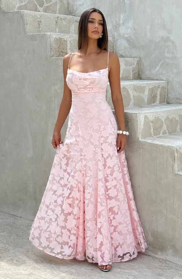 Brielle Sleeveless Floral Maxi Dress