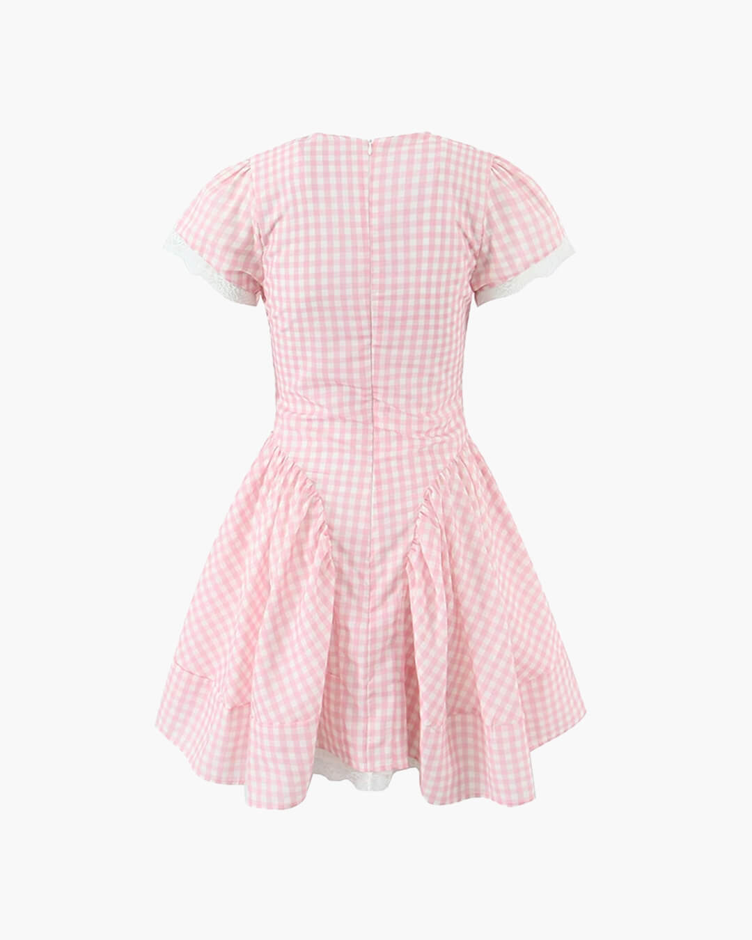 Brittany Plaid Ruffle Mini Dress
