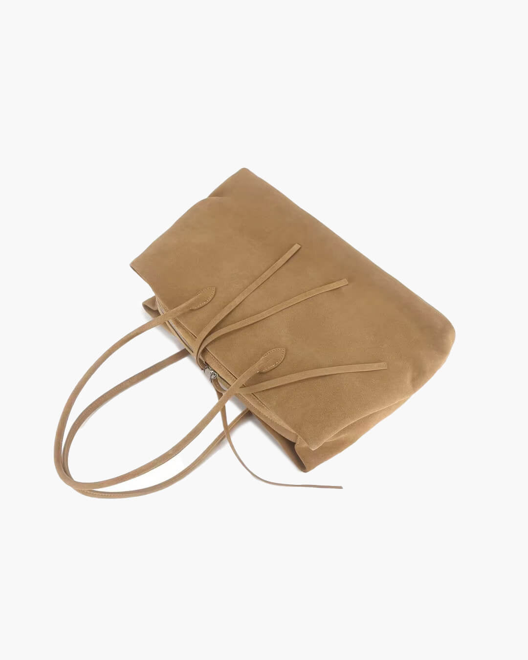 Sac cabas Carly en daim velouté
