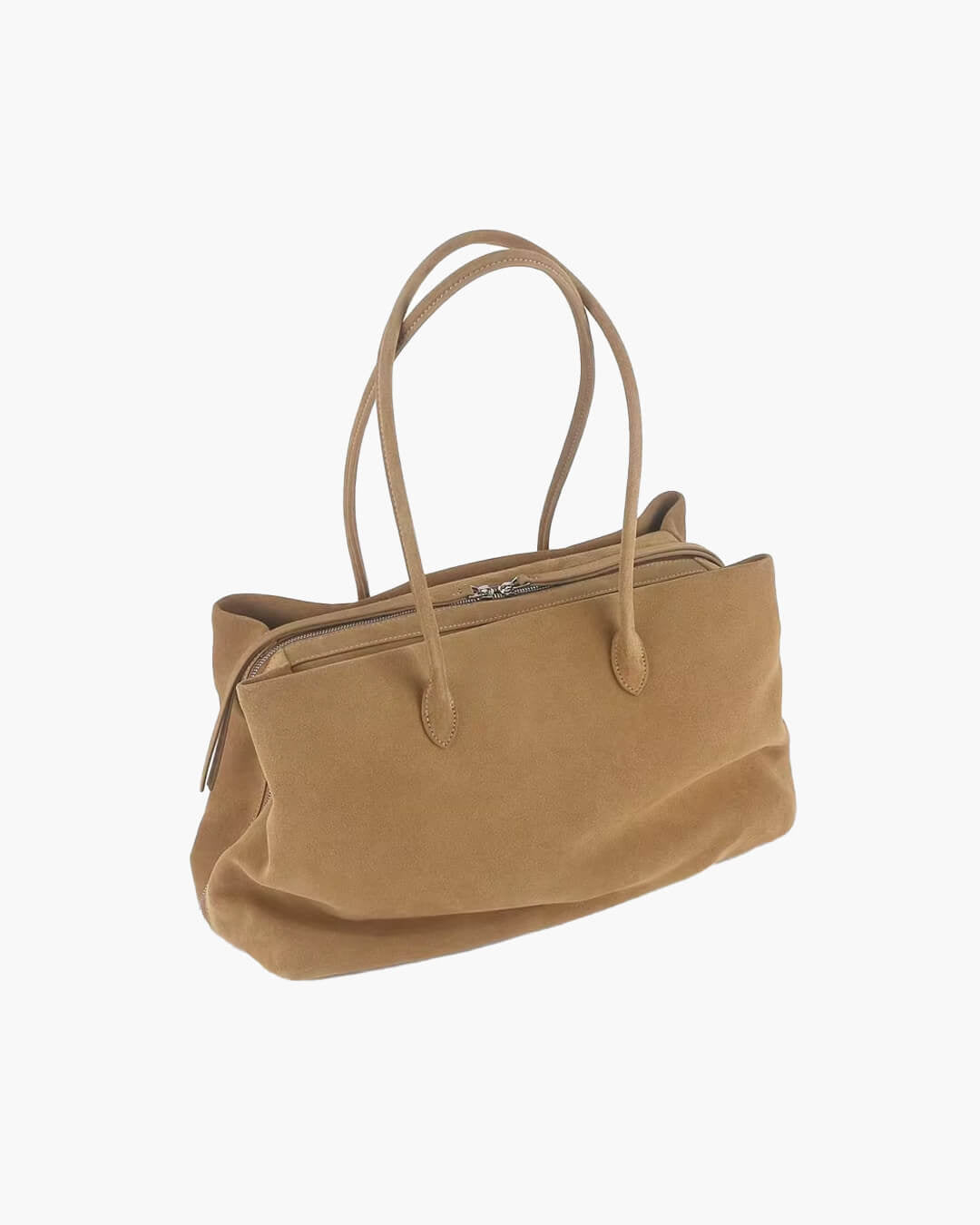 Sac cabas Carly en daim velouté