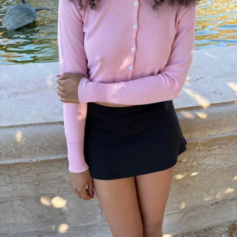 Carmen aansluitende mini-skort met lage taille