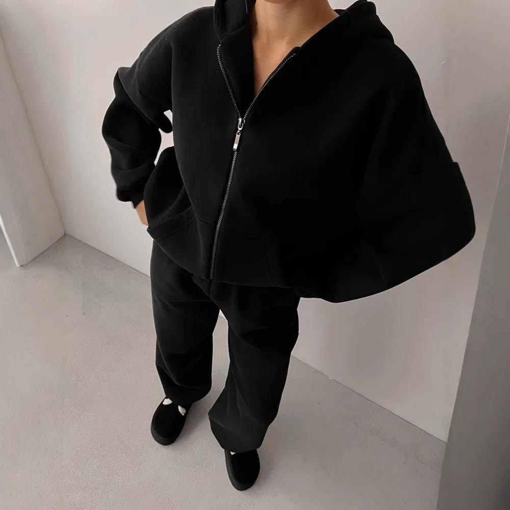 Ensemble de survêtement 2 pièces avec sweat à capuche oversize Cecilia