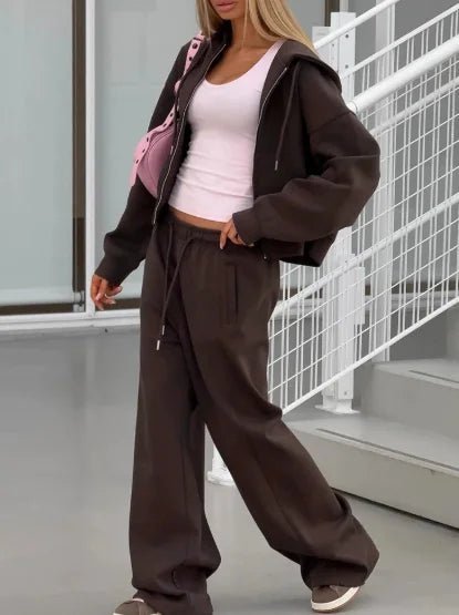Ensemble de survêtement 2 pièces avec sweat à capuche oversize Cecilia