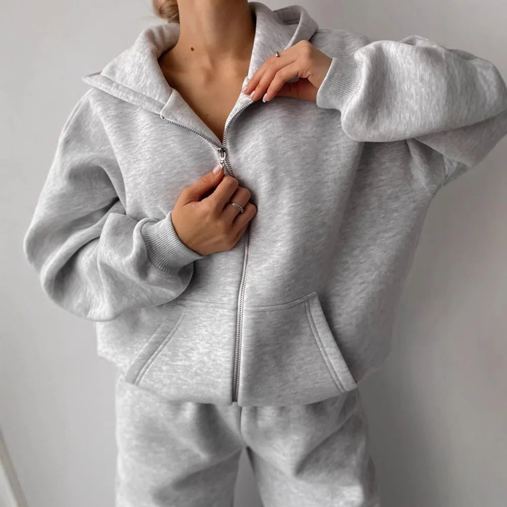 Ensemble de survêtement 2 pièces avec sweat à capuche oversize Cecilia