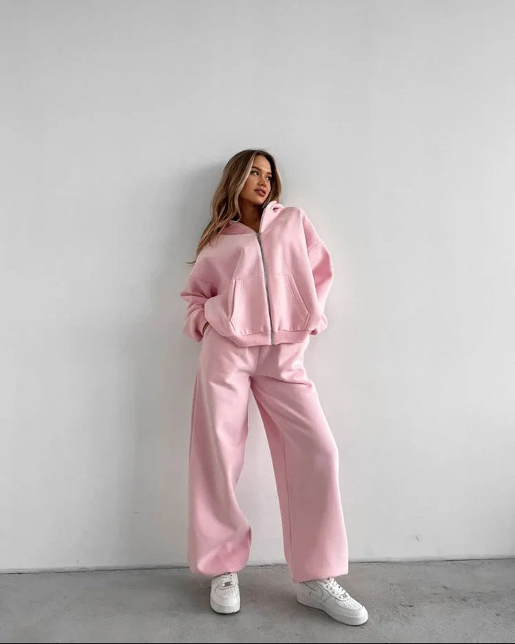Ensemble de survêtement 2 pièces avec sweat à capuche oversize Cecilia