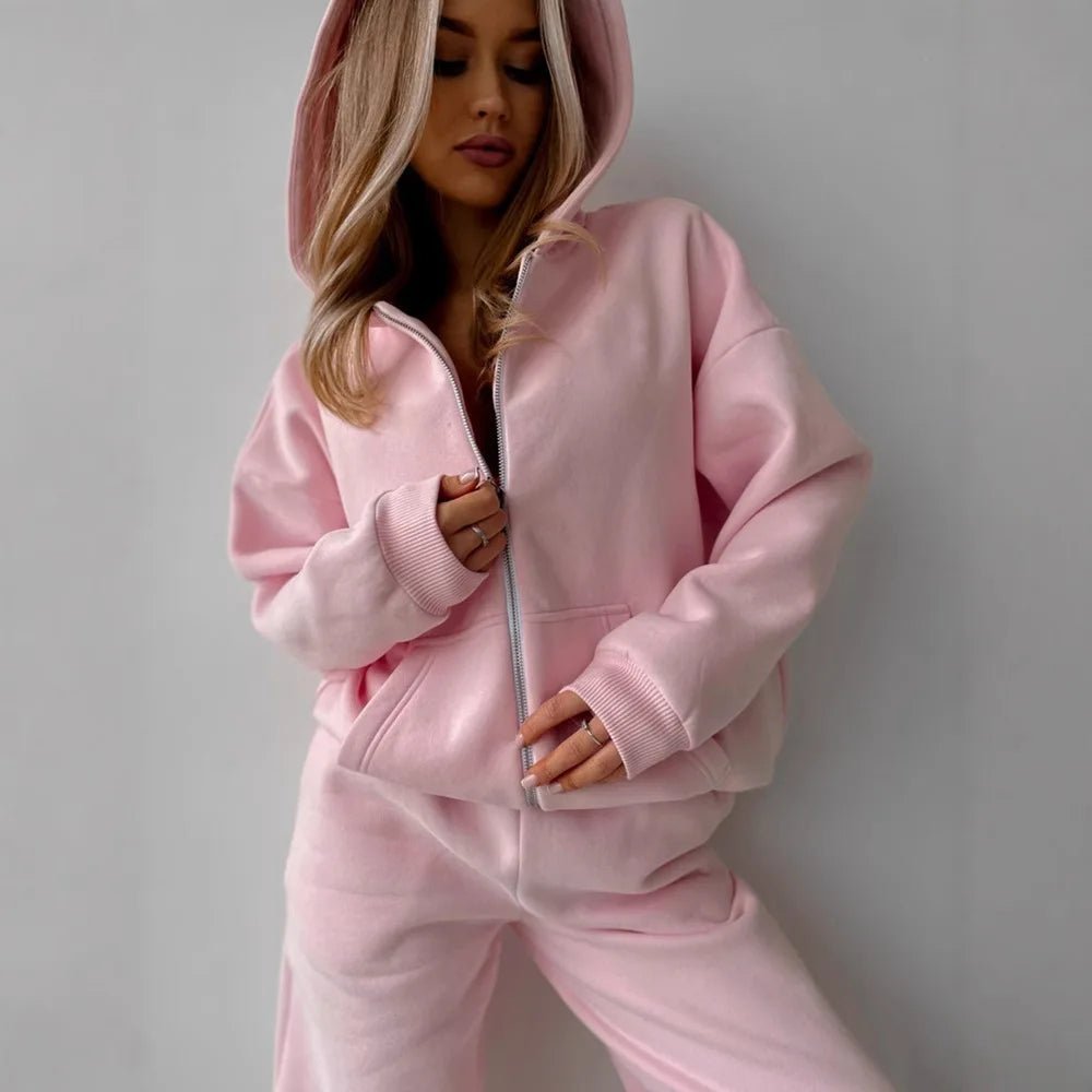 Ensemble de survêtement 2 pièces avec sweat à capuche oversize Cecilia