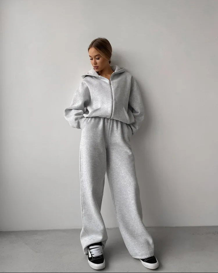 Ensemble de survêtement 2 pièces avec sweat à capuche oversize Cecilia