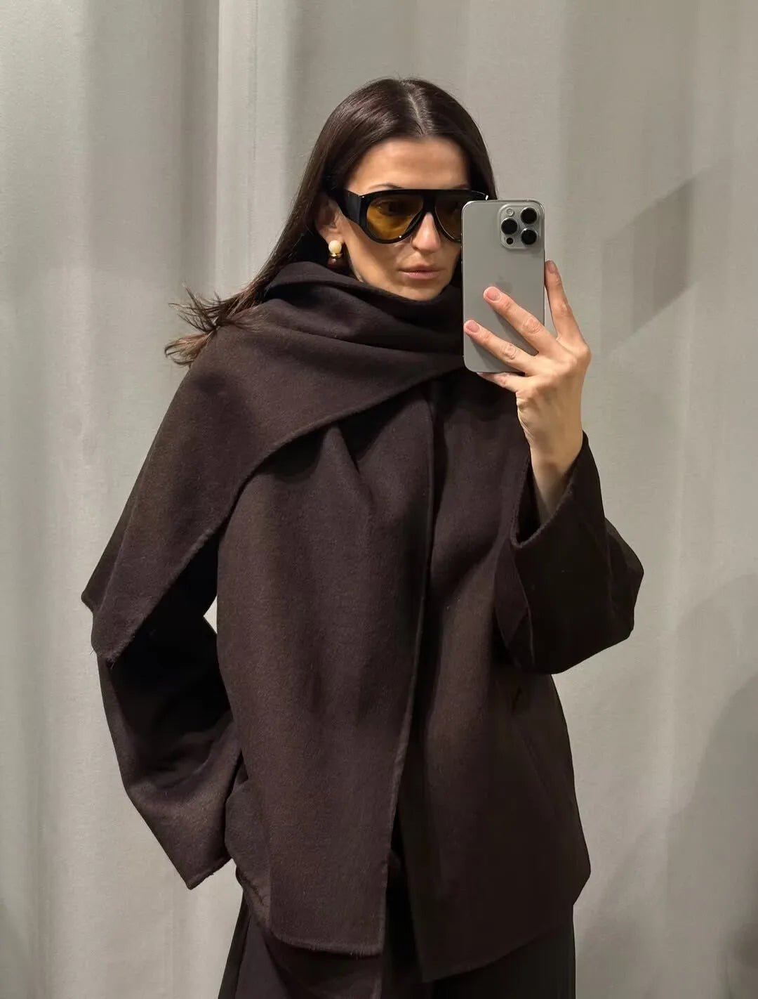 Cecille Coat with Scarf
