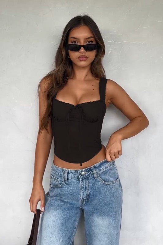 Celeste Lace Trim Cami Top