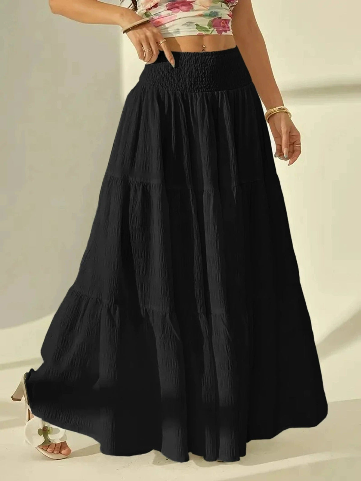 Celeste Layered Maxi Skirt