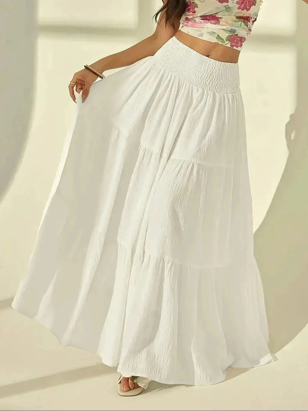 Celeste Layered Maxi Skirt