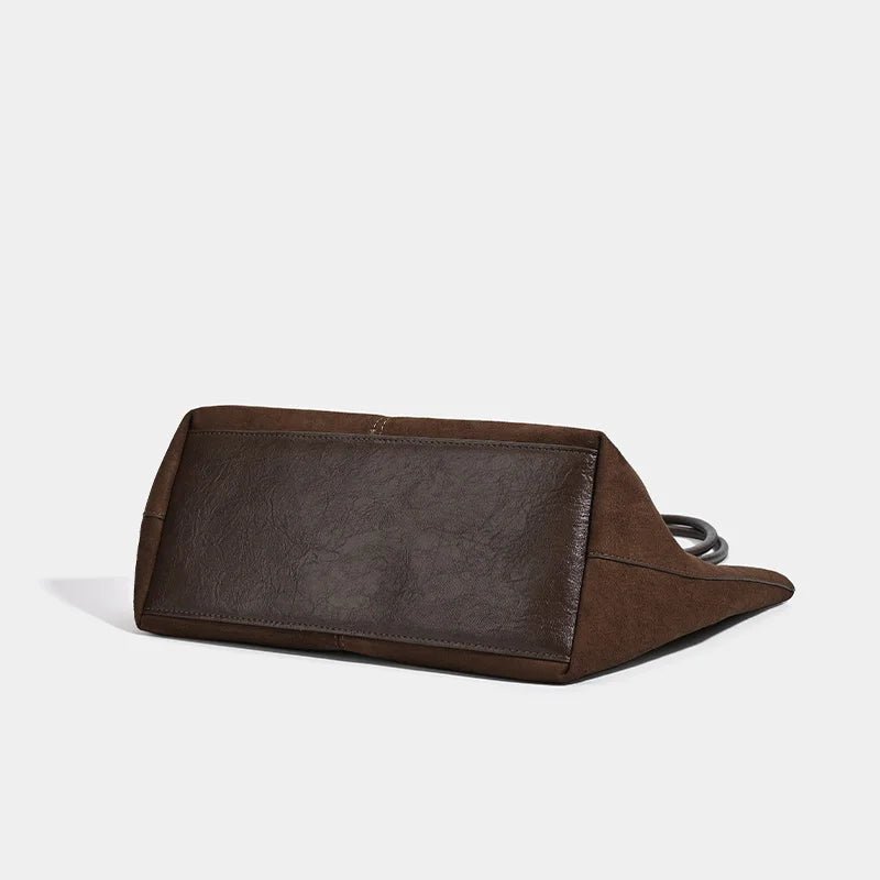 Saco de camurça Cheska com bolsa