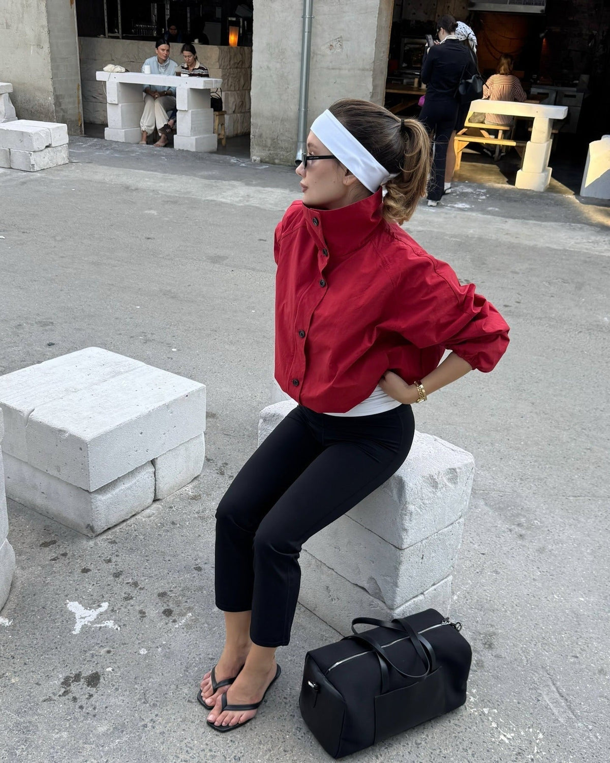 Clara jakke med høy hals