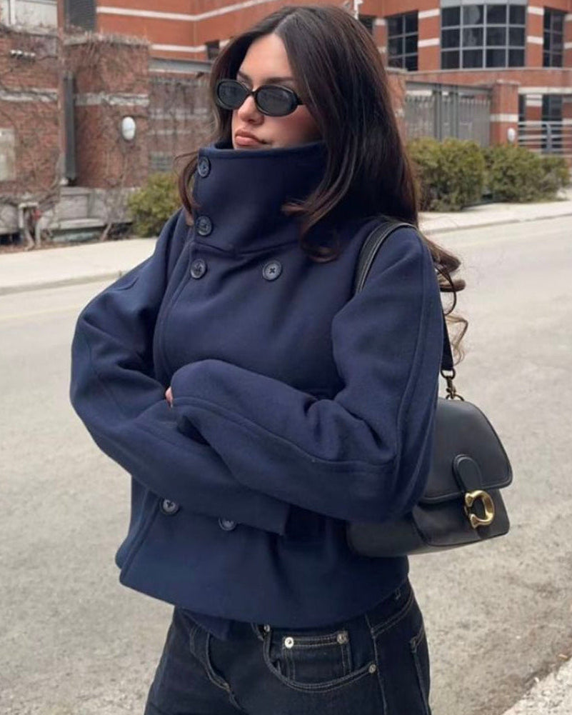 Clarissa Jacket with Stand Collar