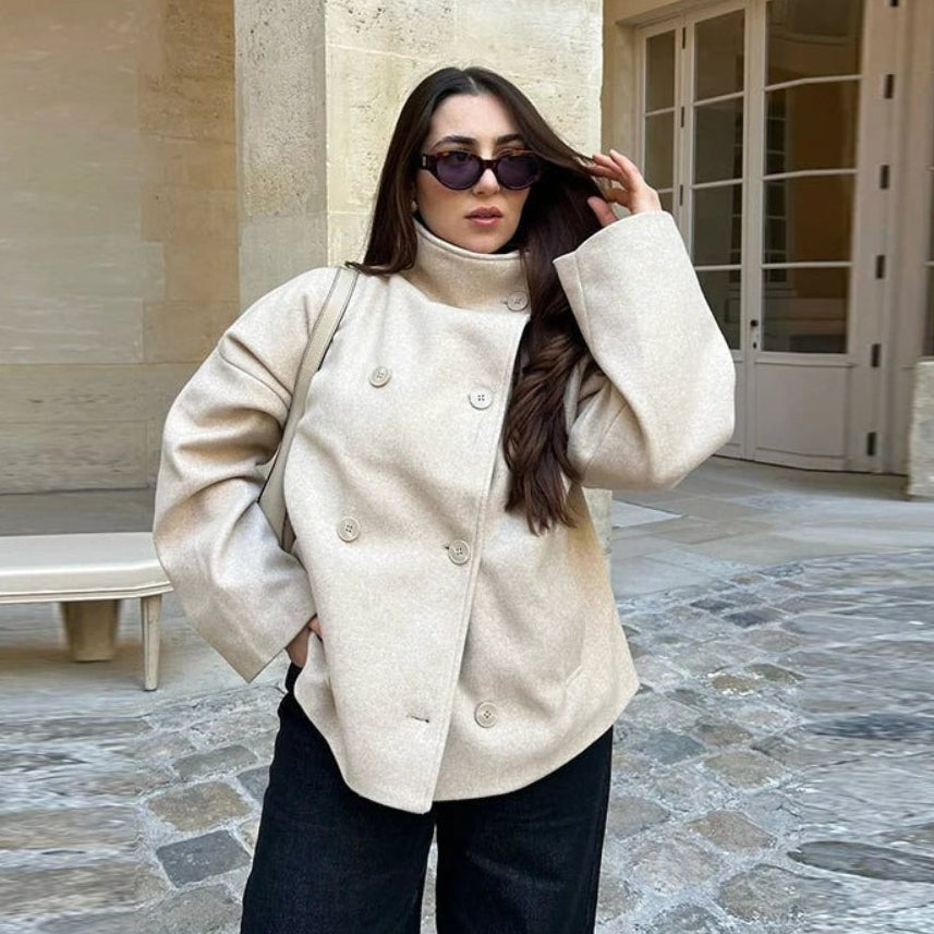 Clarissa Jacket with Stand Collar
