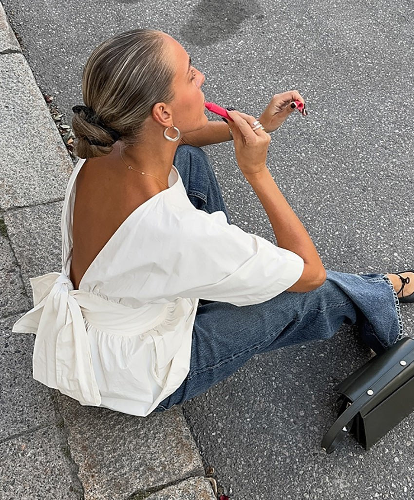 Clarisse Weißes Tuco-Top