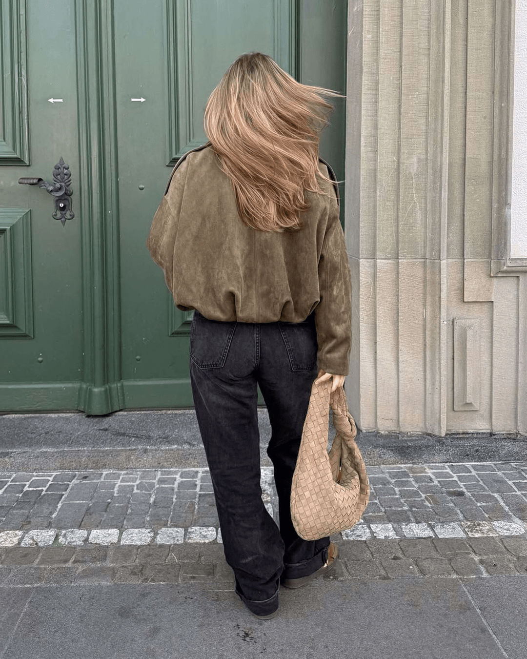 Bomber jacket Constance από συνθετικό σουέτ