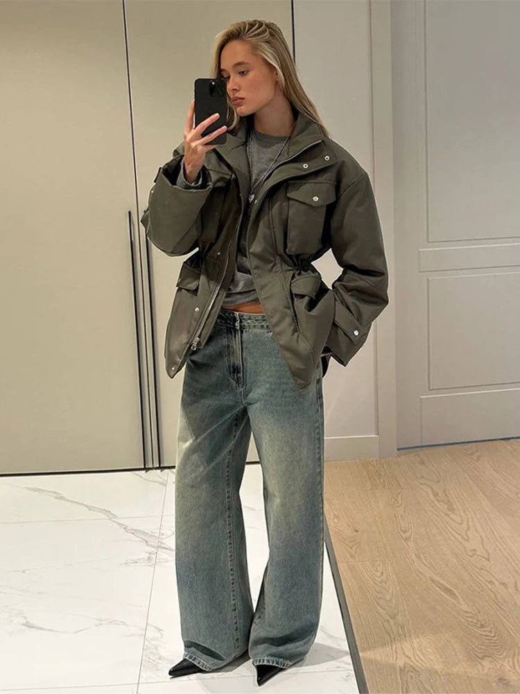 Giacca utility Cressida con vita elasticizzata