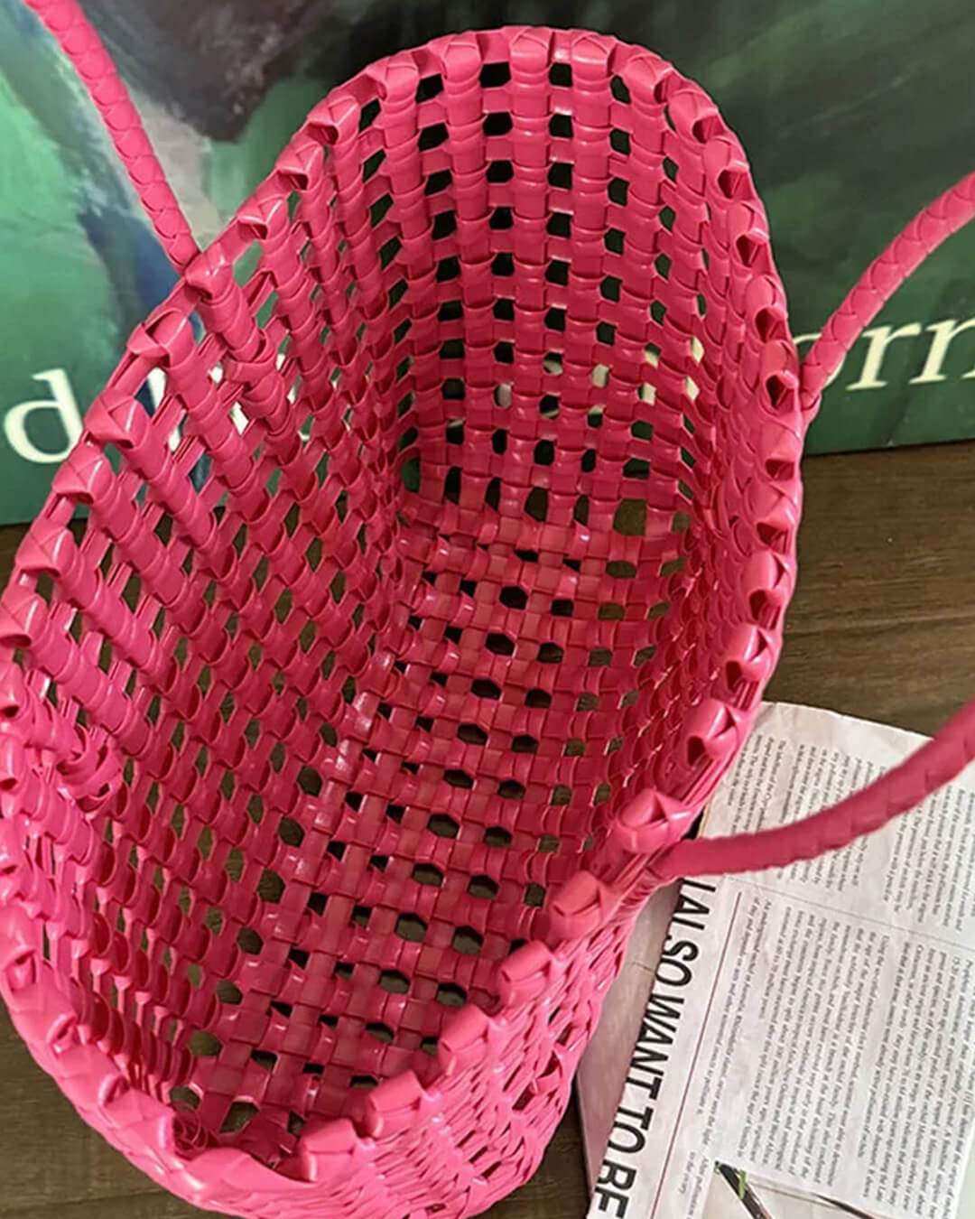 Cresta Open-Weave Tote Bag