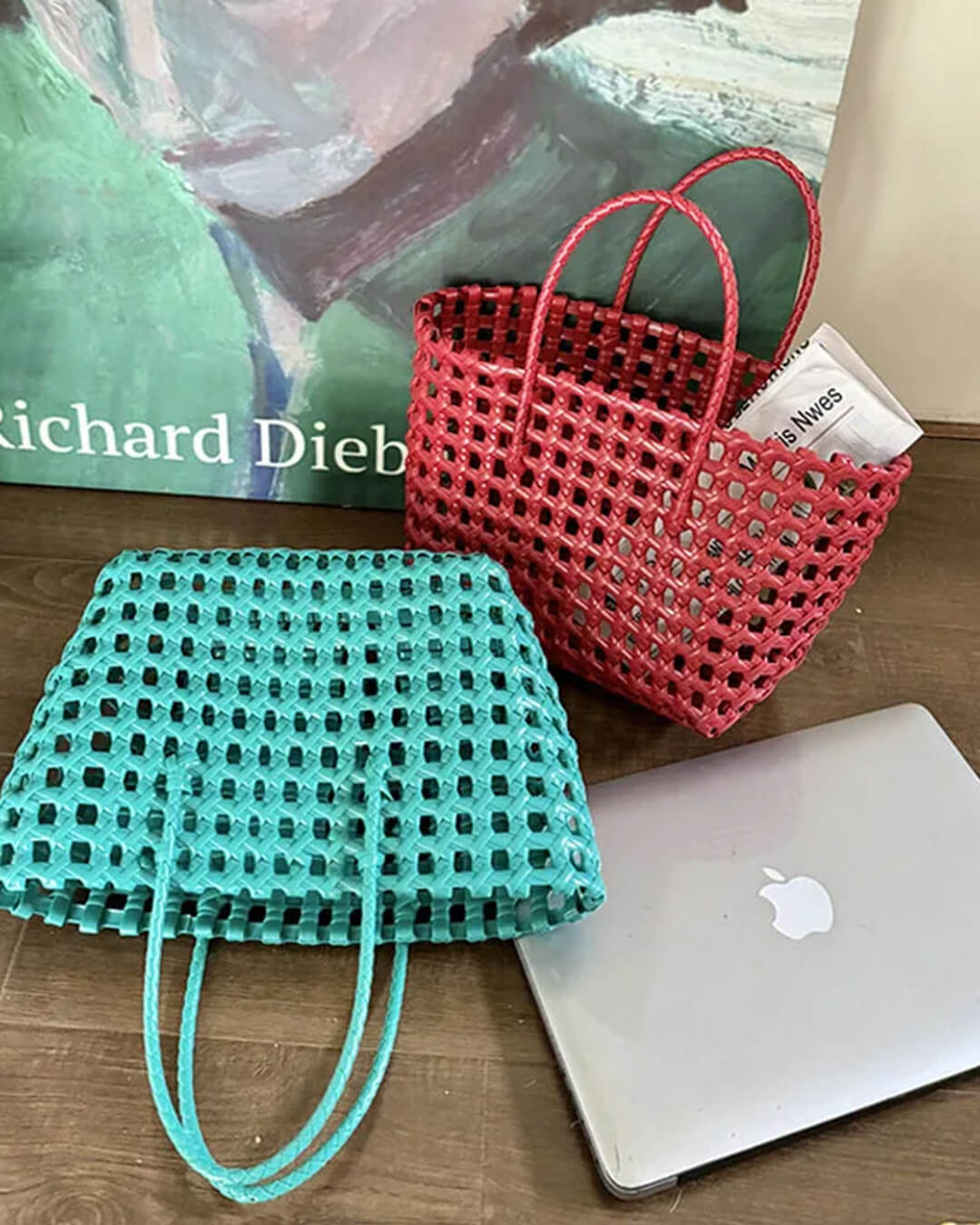 Cresta Open-Weave Tote Bag
